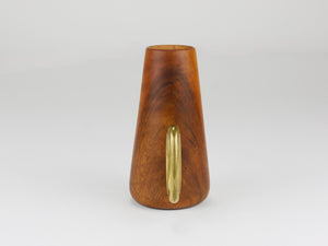 Portacannucce e cavatappi Carl Auböck, noce e ottone, Mid-Century Austria, 1950