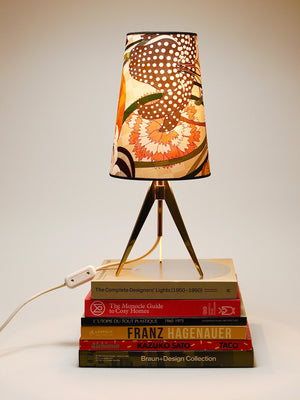 Missoni x Kalmar Vienna Adjustable Brass Tripod Table Side Lamp, Austria, 1950s