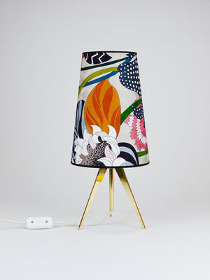 Missoni x Kalmar Vienna Adjustable Brass Tripod Table Side Lamp, Austria, 1950s