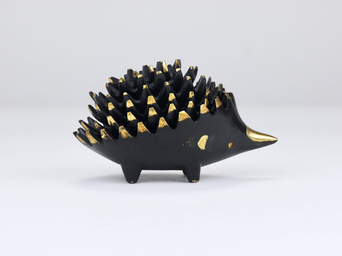 Walter Bosse Hedgehog Stackable Brass Ashtrays, Herta Baller, Austria, 1950s