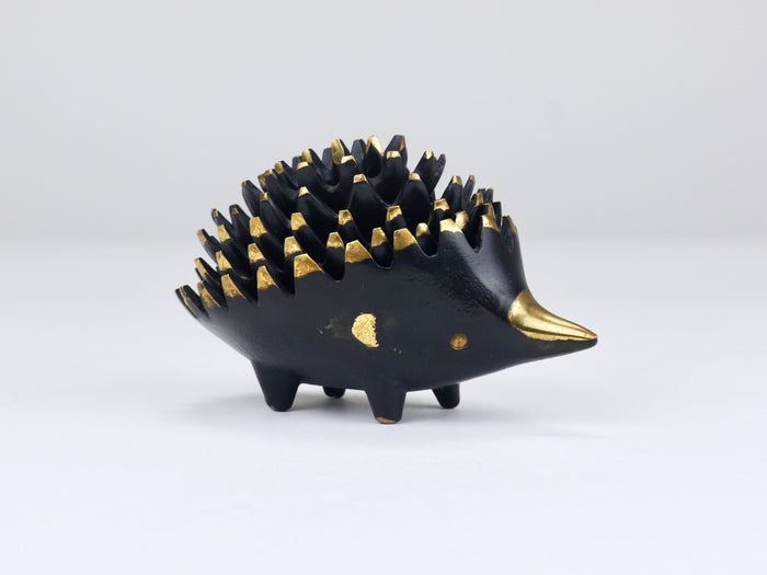 Walter Bosse Hedgehog Stackable Brass Ashtrays, Herta Baller, Austria, 1950s