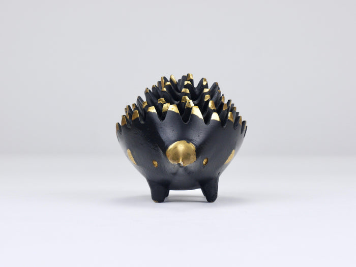 Walter Bosse Hedgehog Stackable Brass Ashtrays, Herta Baller, Austria, 1950s