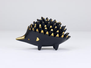 Ceniceros apilables de latón con forma de erizo, Walter Bosse, Herta Baller, Austria, años 50