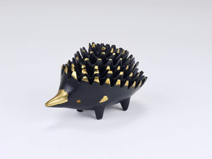 Ceniceros apilables de latón con forma de erizo, Walter Bosse, Herta Baller, Austria, años 50