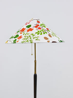 1940s Adjustable Walnut & Brass Floor Lamp, Rupert Nikoll Vienna, Austria, 1950s