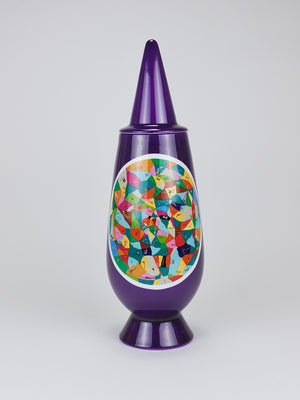 Alessandro Mendini x Luigi Ontani 100% Make-Up Limited Lidded Vase, Alessi, 1992