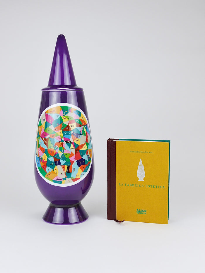 Alessandro Mendini x Luigi Ontani 100% Make-Up Limited Lidded Vase, Alessi, 1992