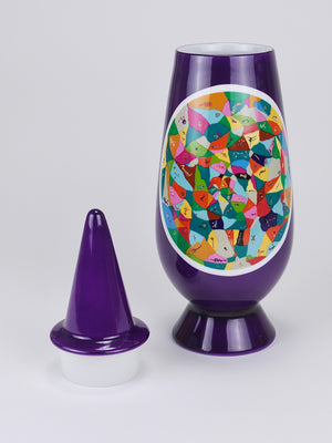 Alessandro Mendini x Luigi Ontani 100% Make-Up Limited Lidded Vase, Alessi, 1992