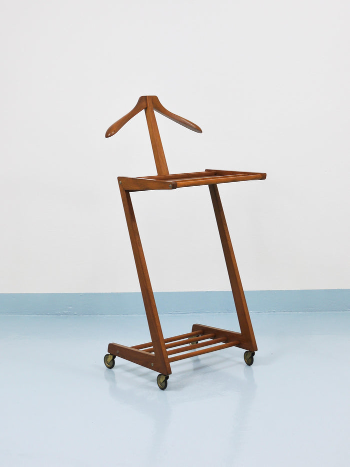Mid-Century Zigzag Clothing Valet Dressing Stand by Opal, Germany, 1950s