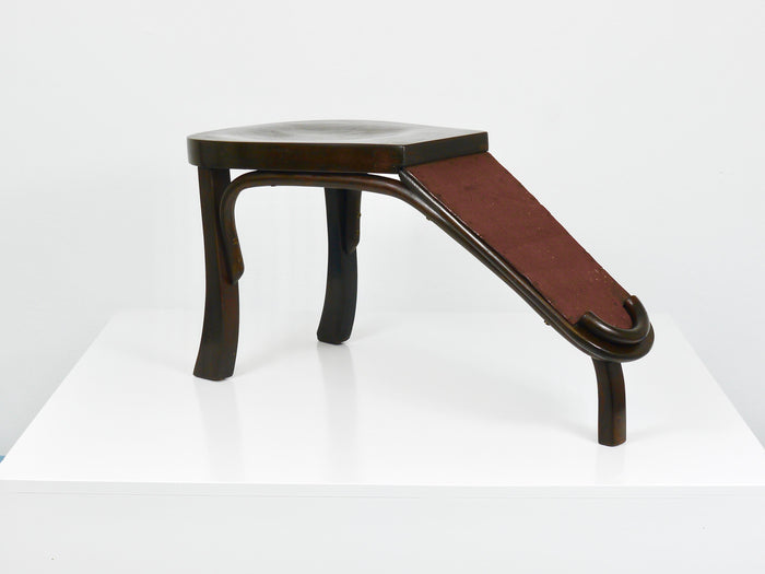 Thonet Art Nouveau Bentwood Shoe Shine or Fitting Stool, Vienna, Austria, 1900s