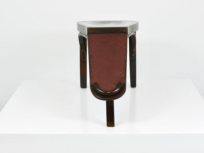 Thonet Art Nouveau Bentwood Shoe Shine or Fitting Stool, Vienna, Austria, 1900s