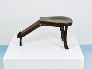 Thonet Art Nouveau Bentwood Shoe Shine or Fitting Stool, Vienna, Austria, 1900s
