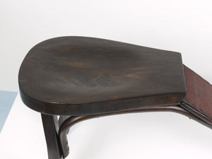 Thonet Art Nouveau Bentwood Shoe Shine or Fitting Stool, Vienna, Austria, 1900s