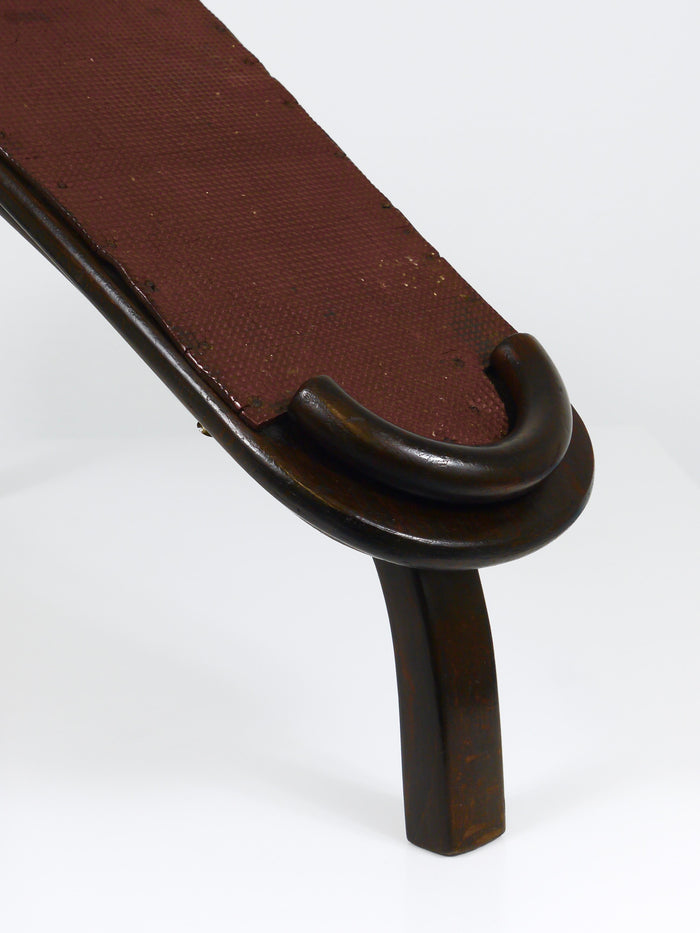 Thonet Art Nouveau Bentwood Shoe Shine or Fitting Stool, Vienna, Austria, 1900s