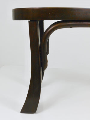 Thonet Art Nouveau Bentwood Shoe Shine or Fitting Stool, Vienna, Austria, 1900s