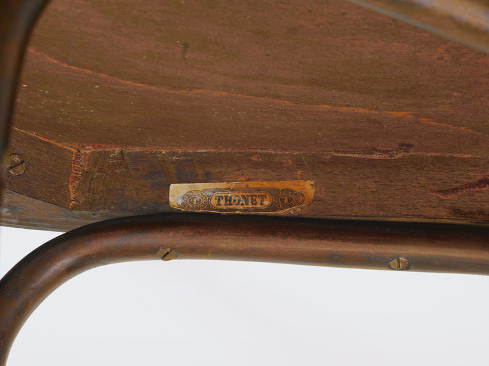 Thonet Art Nouveau Bentwood Shoe Shine or Fitting Stool, Vienna, Austria, 1900s