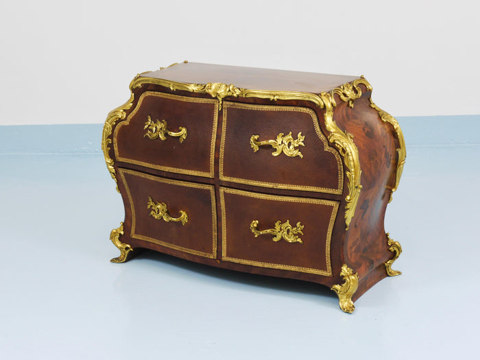 G. Durand Louis XV Bombé Commode, Marquetry, Ormolu Bronze, 1880, Paris, France