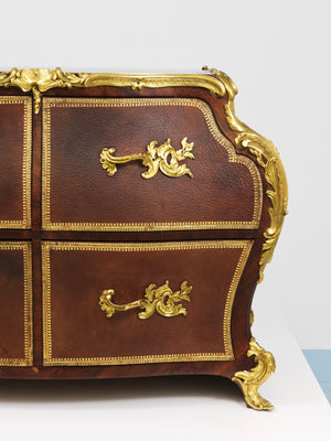 G. Durand Louis XV Bombé Commode, Marquetry, Ormolu Bronze, 1880, Paris, France