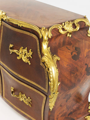 G. Durand Louis XV Bombé Commode, Marquetry, Ormolu Bronze, 1880, Paris, France