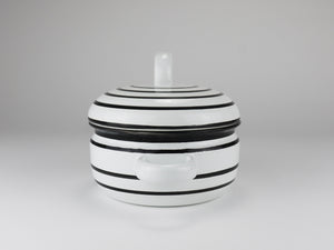 Carl Aubock III Enameled „CULINAR“ Pot With Lid, Ostovics Vienna, Austria, 1970s
