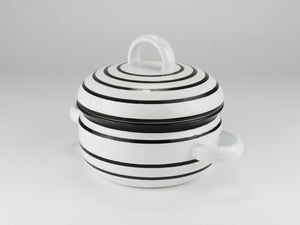 Carl Aubock III Enameled „CULINAR“ Pot With Lid, Ostovics Vienna, Austria, 1970s