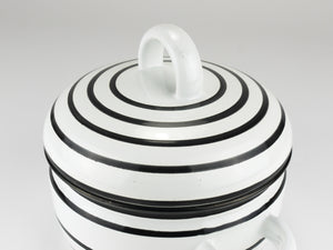 Carl Aubock III Enameled „CULINAR“ Pot With Lid, Ostovics Vienna, Austria, 1970s