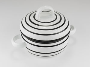 Carl Aubock III Enameled „CULINAR“ Pot With Lid, Ostovics Vienna, Austria, 1970s