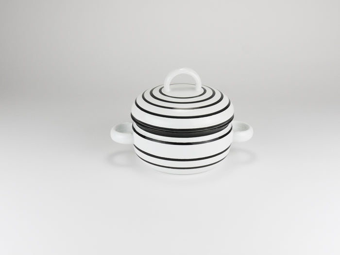 Carl Aubock III Enameled „CULINAR“ Pot With Lid, Ostovics Vienna, Austria, 1970s