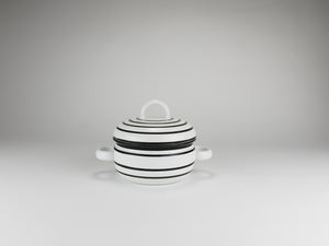 Carl Aubock III Enameled „CULINAR“ Pot With Lid, Ostovics Vienna, Austria, 1970s
