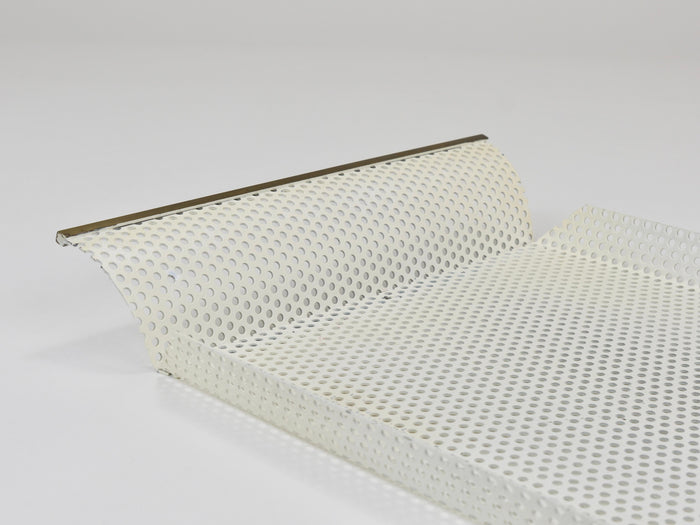 Vereinigte Werkstätten Rigitulle Brass and Perforated Metal Tray, Germany, 1970s