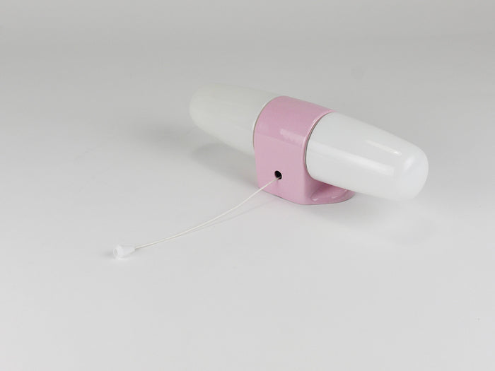 Wilhelm Wagenfeld Bauhaus Pink Double Sconce Wall Light, Linder Germany, 1950s