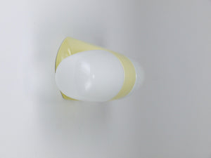 Aplique doble amarillo Bauhaus de Wilhelm Wagenfeld, Linder Alemania, años 50