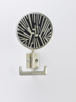 Lot de 4 patères murales Op-Art, Mid-Century Modern, Autriche