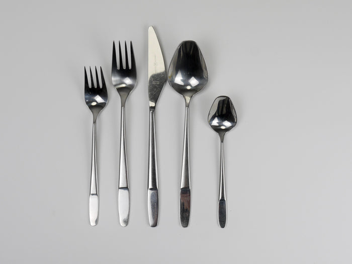 Helmut Alder Amboss Austria 2070 Flatware Cutlery for Six Persons, 1960s