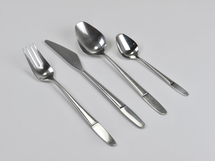 Helmut Alder Amboss Austria 2070 Flatware Cutlery for Six Persons, 1960s