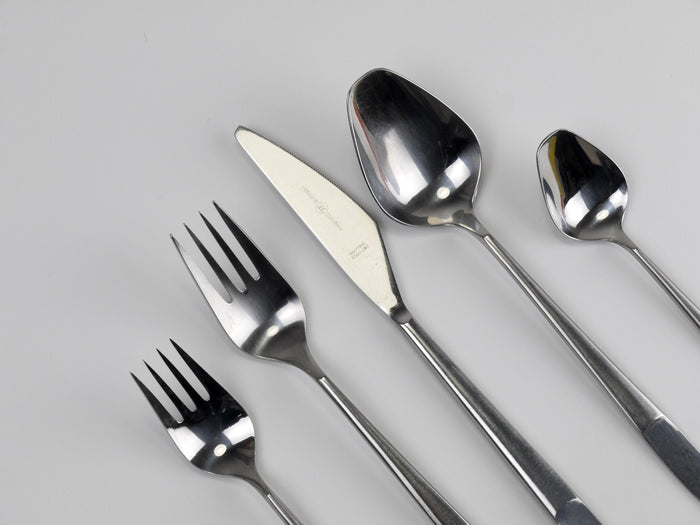Helmut Alder Amboss Austria 2070 Flatware Cutlery for Six Persons, 1960s