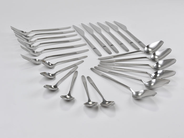 Helmut Alder Amboss Austria 2070 Flatware Cutlery for Six Persons, 1960s