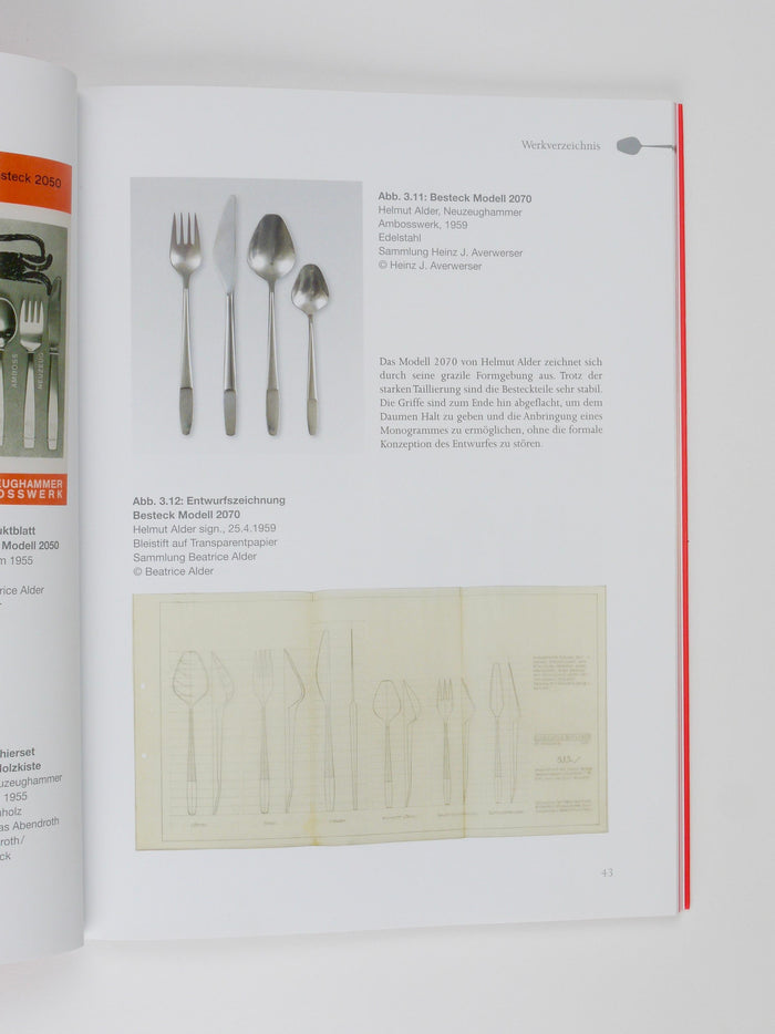 22 Sets Helmut Alder Amboss Austria 2070 Flatware Cutlery, 1960s