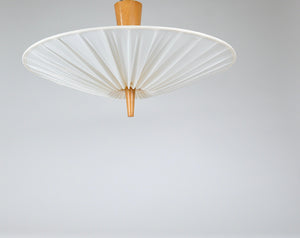 J.T. Kalmar Vienna „Dorn“ Midcentury Ceiling Lamp Flush Mount Uplight, 1950s