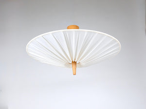 J.T. Kalmar Vienna „Dorn“ Midcentury Ceiling Lamp Flush Mount Uplight, 1950s