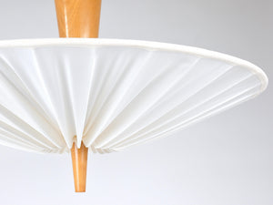 J.T. Kalmar Vienna „Dorn“ Midcentury Ceiling Lamp Flush Mount Uplight, 1950s