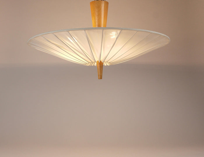 J.T. Kalmar Vienna „Dorn“ Midcentury Ceiling Lamp Flush Mount Uplight, 1950s