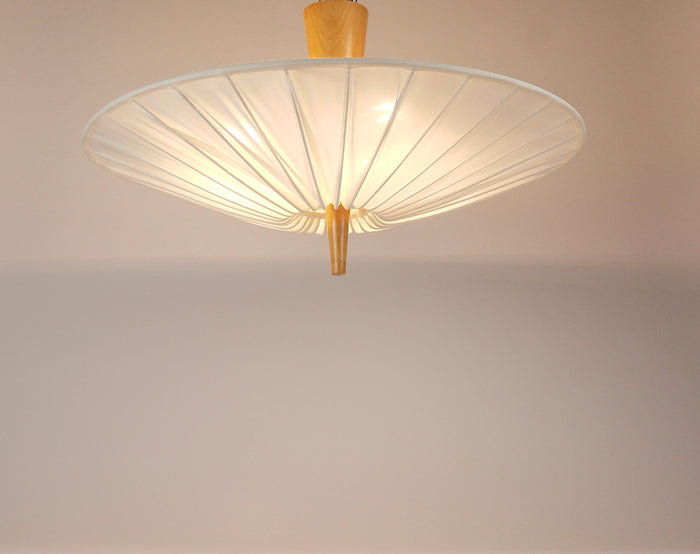 J.T. Kalmar Vienna „Dorn“ Midcentury Ceiling Lamp Flush Mount Uplight, 1950s