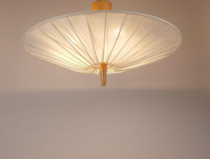J.T. Kalmar Vienna „Dorn“ Midcentury Ceiling Lamp Flush Mount Uplight, 1950s