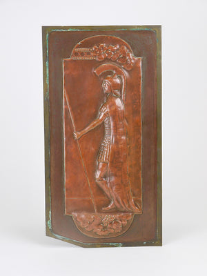 Georg Klimt Wiener Secession Art Nouveau, Paar Reliefplatten, Wien, 1900er-Jahre