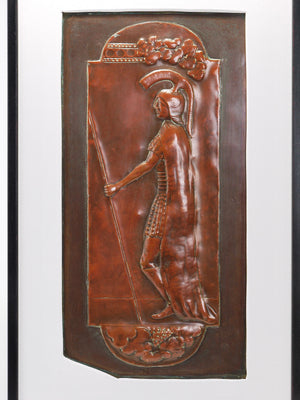 Georg Klimt Wiener Secession Art Nouveau, Paar Reliefplatten, Wien, 1900er-Jahre