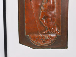 Georg Klimt Wiener Secession Art Nouveau, Paar Reliefplatten, Wien, 1900er-Jahre