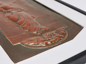 Georg Klimt Wiener Secession Art Nouveau, Paar Reliefplatten, Wien, 1900er-Jahre