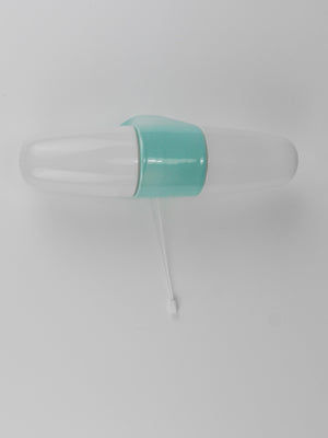 Wilhelm Wagenfeld Bauhaus Turquoise Double Sconce Wall Light, Germany, 1950s