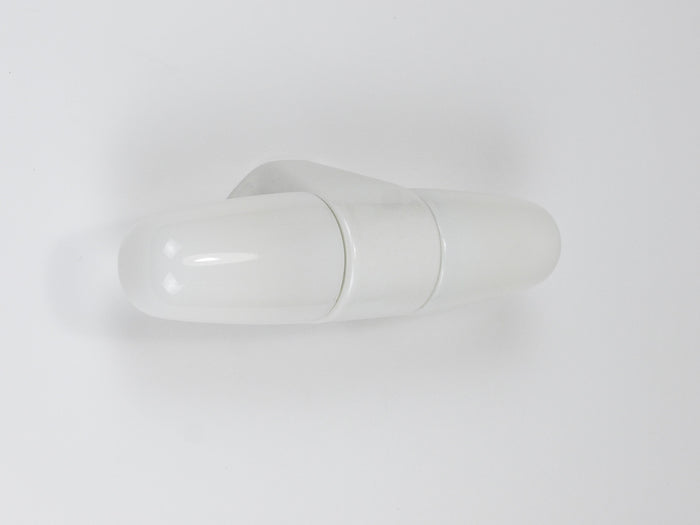 Wilhelm Wagenfeld Bauhaus White Double Sconce Wall Light, Germany, 1950s